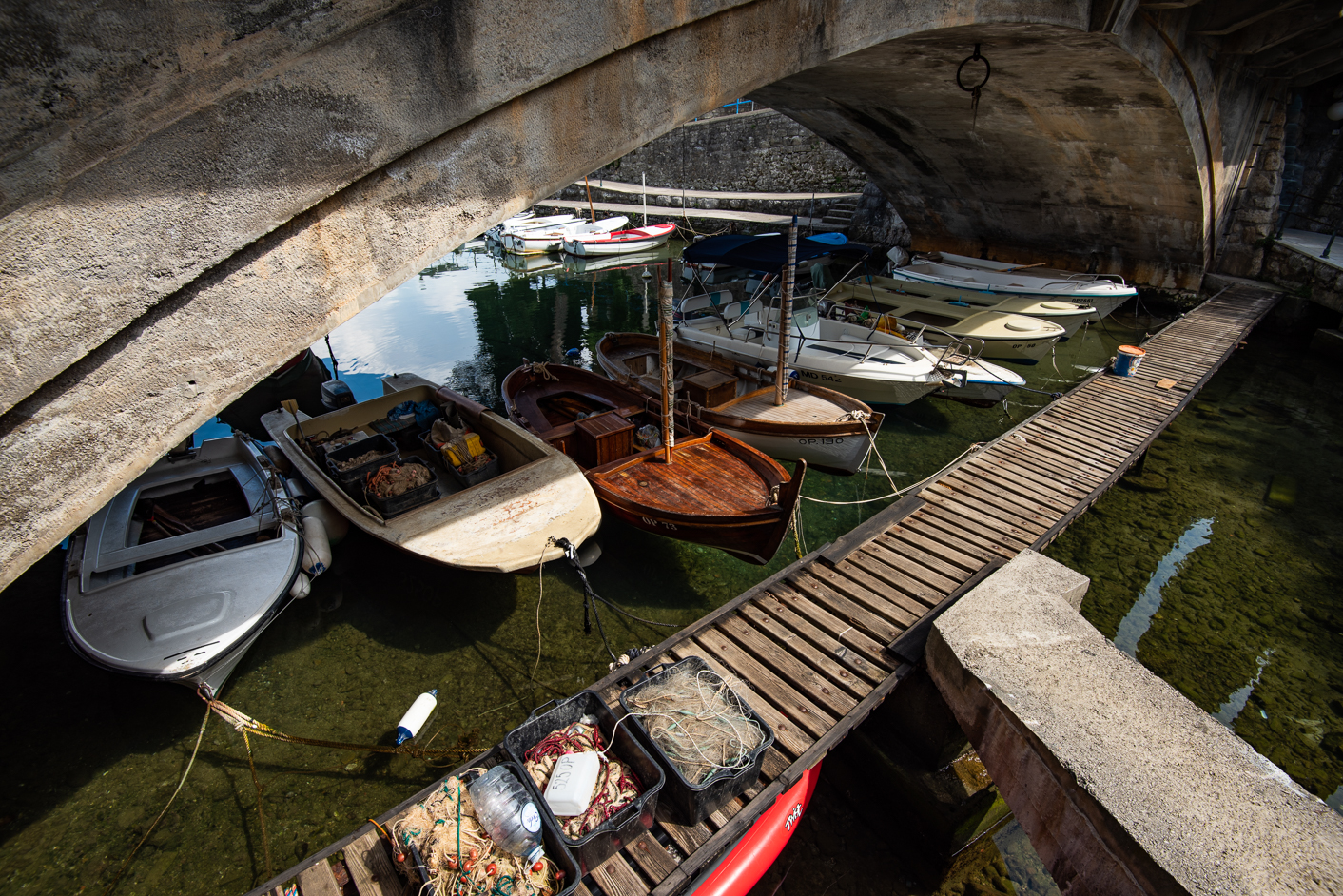 Ičići - the fisherman's boats