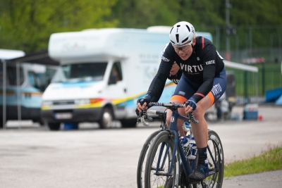 Mieke Kroeger, the stage winner, Team Virtu Cycling Women