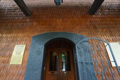 Dřevěný kostelík v Blansku