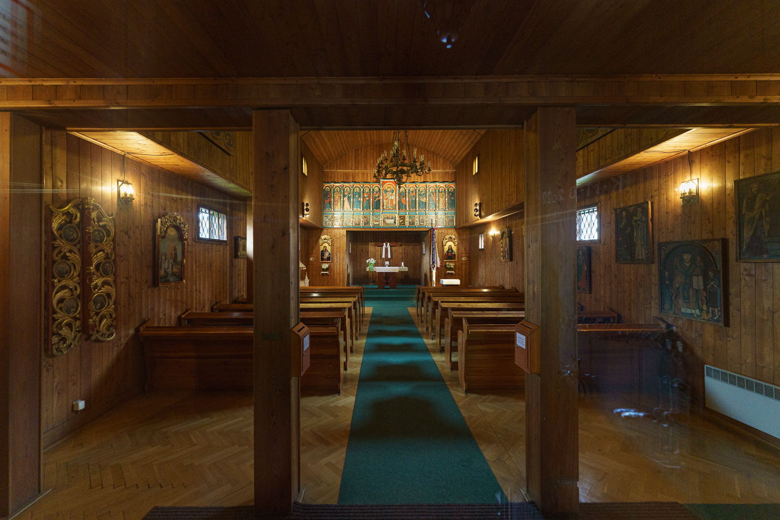 Dřevěný kostelík v Blansku