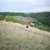 Běžec nad Prokopským údolím